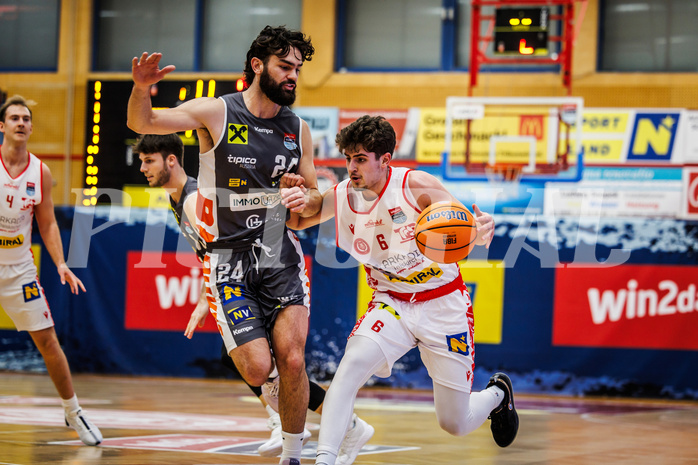 Basketball, win2day Basketball Superliga 2024/25, Grunddurchgang 12.Runde, Traiskirchen Lions, Klosterneuburg Dukes, Aleksej Kostic (6)