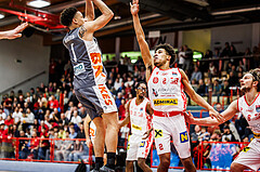 Basketball, win2day Basketball Superliga 2024/25, Grunddurchgang 12.Runde, Traiskirchen Lions, Klosterneuburg Dukes, #Kyler Shon Jenkins (1)
