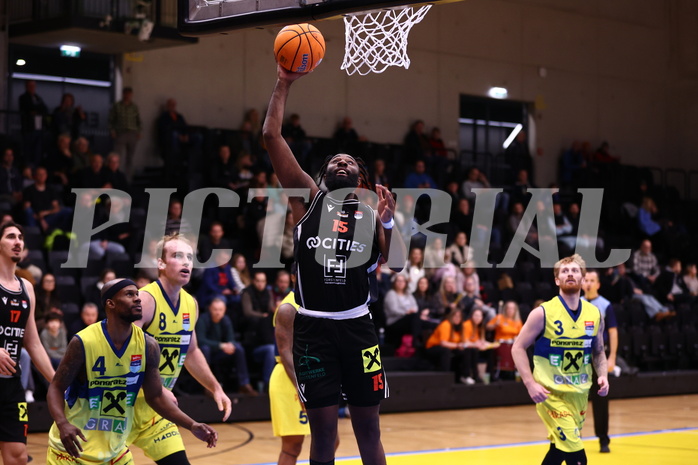 15.12.2024, Graz, Raiffeisen Sportpark Graz, Basketball Superliga 2024/25, Grunddurchgang, Runde 12, UBSC Raiffeisen Graz - CITIES Panthers Fürstenfeld 