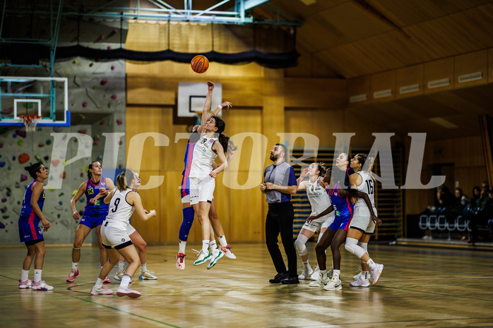 Basketball, Win2Day Basketball Damen Superliga 2024/25, Grunddurchgang 9.Runde, Basket Flames, UBSC-DBBC Graz, Agatija Vukicevic (18)