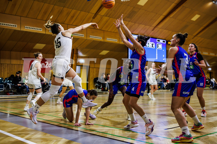 Basketball, Win2Day Basketball Damen Superliga 2024/25, Grunddurchgang 9.Runde, Basket Flames, UBSC-DBBC Graz, Clara Kronfuß (16)