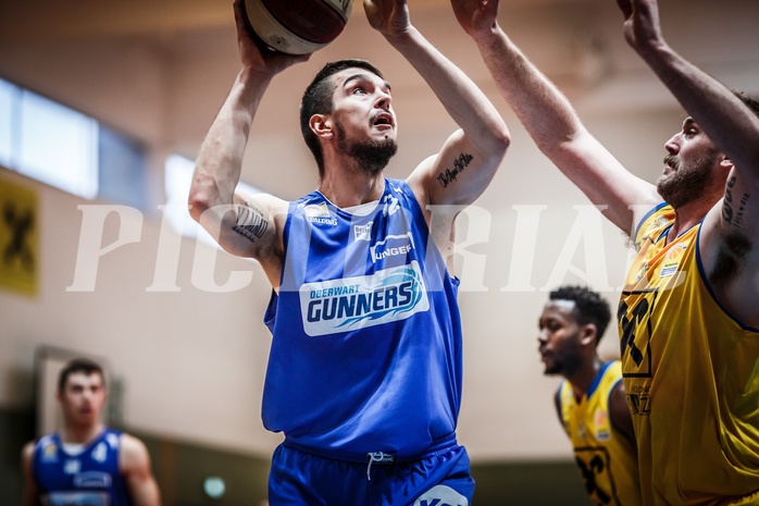Basketball, ABL 2017/18, Grunddurchgang 29.Runde, UBSC Graz, Oberwart Gunners, Benjamin Blazevic (12)