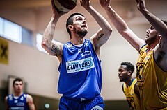 Basketball, ABL 2017/18, Grunddurchgang 29.Runde, UBSC Graz, Oberwart Gunners, Benjamin Blazevic (12)