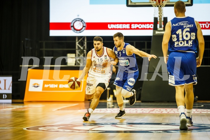Basketball, Admiral Basketball Superliga 2019/20, Grunddurchgang 5.Runde, BC Vienna, Oberwart Gunners, Luka Gvozden (15)