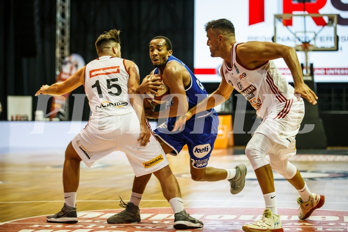 Basketball, Admiral Basketball Superliga 2019/20, Grunddurchgang 5.Runde, BC Vienna, Oberwart Gunners, Lawrence Alexander (6)