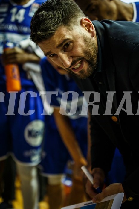 Basketball, Admiral Basketball Superliga 2019/20, Grunddurchgang 5.Runde, BC Vienna, Oberwart Gunners, Horst Leitner (Coach)