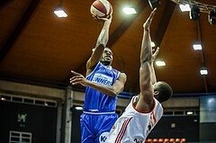 Basketball, Admiral Basketball Superliga 2019/20, Grunddurchgang 5.Runde, BC Vienna, Oberwart Gunners, Eric Katenda (14)