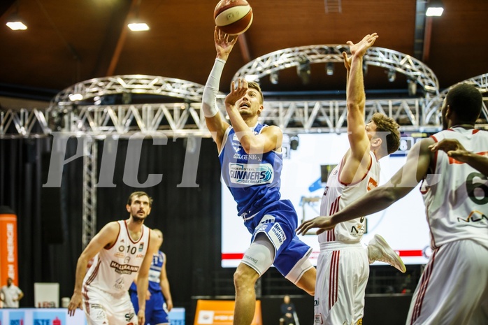 Basketball, Admiral Basketball Superliga 2019/20, Grunddurchgang 5.Runde, BC Vienna, Oberwart Gunners, Saimon Sutt (11)