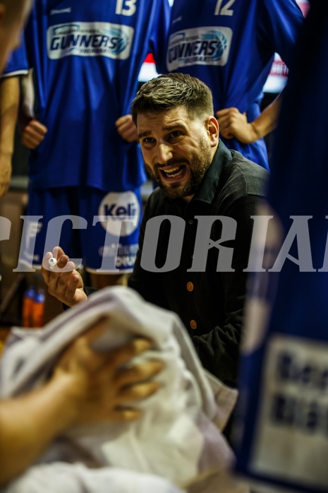 Basketball, Admiral Basketball Superliga 2019/20, Grunddurchgang 5.Runde, BC Vienna, Oberwart Gunners, Horst Leitner (Coach)
