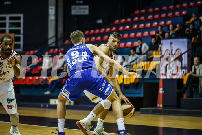Basketball, Admiral Basketball Superliga 2019/20, Grunddurchgang 5.Runde, BC Vienna, Oberwart Gunners, Stjepan Stazic (7)