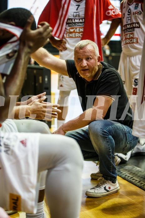 Basketball, Admiral Basketball Superliga 2019/20, Grunddurchgang 5.Runde, BC Vienna, Oberwart Gunners, Luigi Gresta (Head Coach)