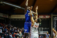 Basketball, Admiral Basketball Superliga 2019/20, Grunddurchgang 5.Runde, BC Vienna, Oberwart Gunners, Eric Katenda (14)