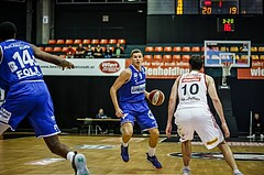 Basketball, Admiral Basketball Superliga 2019/20, Grunddurchgang 5.Runde, BC Vienna, Oberwart Gunners, Edi Patekar (9)