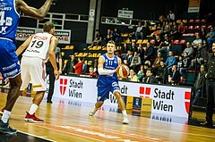 Basketball, Admiral Basketball Superliga 2019/20, Grunddurchgang 5.Runde, BC Vienna, Oberwart Gunners, Saimon Sutt (11)