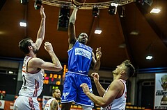 Basketball, Admiral Basketball Superliga 2019/20, Grunddurchgang 5.Runde, BC Vienna, Oberwart Gunners, Eric Katenda (14)