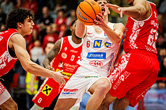 Basketball, win2day Basketball Superliga 2024/25, Grunddurchgang 17.Runde, SKN St. Pölten, Traiskirchen Lions, Simon Schlögl (6)