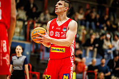 Basketball, win2day Basketball Superliga 2024/25, Grunddurchgang 17.Runde, SKN St. Pölten, Traiskirchen Lions, Denis Krestinin (55)