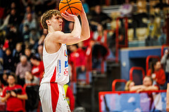 Basketball, win2day Basketball Superliga 2024/25, Grunddurchgang 17.Runde, SKN St. Pölten, Traiskirchen Lions, Simon Schlögl (6)