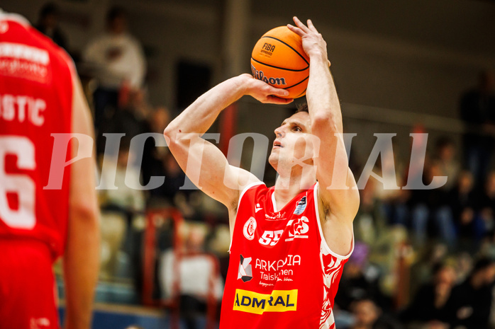 Basketball, win2day Basketball Superliga 2024/25, Grunddurchgang 17.Runde, SKN St. Pölten, Traiskirchen Lions, Denis Krestinin (55)