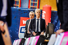 Basketball, win2day Basketball Superliga 2024/25, Grunddurchgang 17.Runde, SKN St. Pölten, Traiskirchen Lions, John Tsiorgiannis (Head Coach)