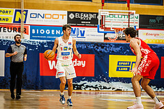 Basketball, win2day Basketball Superliga 2024/25, Grunddurchgang 17.Runde, SKN St. Pölten, Traiskirchen Lions, Nathaniel Kress (5)