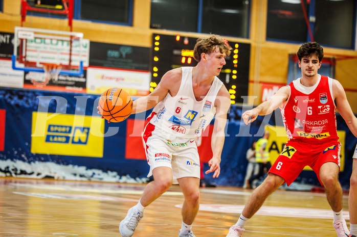 Basketball, win2day Basketball Superliga 2024/25, Grunddurchgang 17.Runde, SKN St. Pölten, Traiskirchen Lions, Simon Schlögl (6)