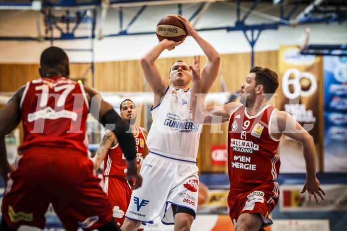Basketball, ABL 2018/19, Grunddurchgang 21.Runde, Oberwart Gunners, BC Vienna, Sebastian Käferle (7)