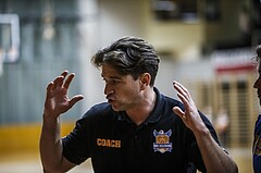 Basketball, Basketball Zweite Liga, Grunddurchgang 20.Runde, Mattersburg Rocks, BBU Salzburg, Dejan Ljubinkovic (Head Coach)