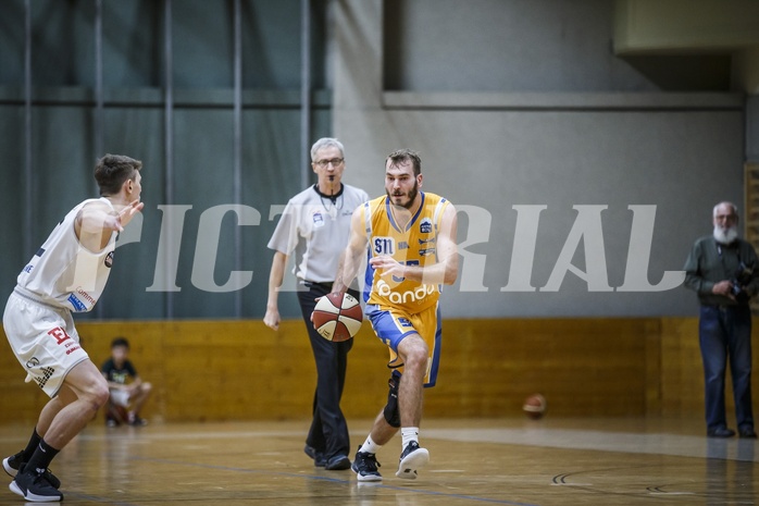 Basketball, Basketball Zweite Liga, Grunddurchgang 20.Runde, Mattersburg Rocks, BBU Salzburg, Luka Milovac (55)