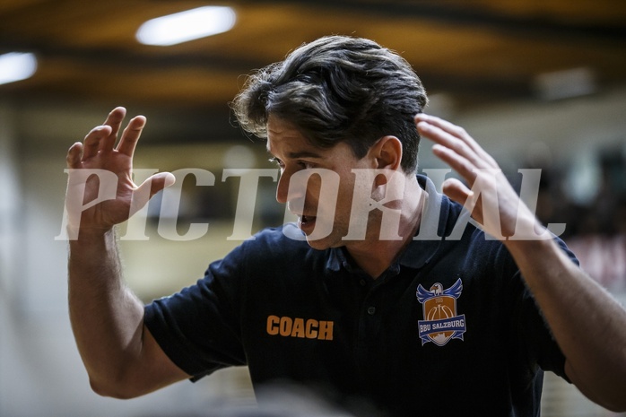 Basketball, Basketball Zweite Liga, Grunddurchgang 20.Runde, Mattersburg Rocks, BBU Salzburg, Dejan Ljubinkovic (Head Coach)