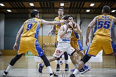Basketball, Basketball Zweite Liga, Grunddurchgang 20.Runde, Mattersburg Rocks, BBU Salzburg, Jan NICOLI (6)