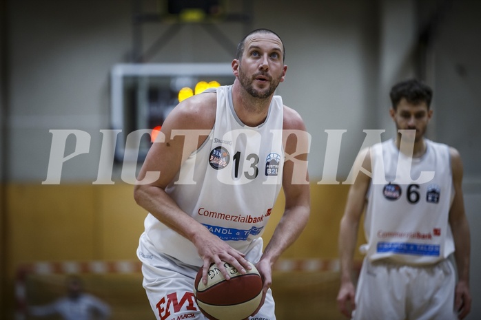 Basketball, Basketball Zweite Liga, Grunddurchgang 20.Runde, Mattersburg Rocks, BBU Salzburg, Corey HALLETT (13)