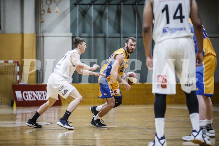Basketball, Basketball Zweite Liga, Grunddurchgang 20.Runde, Mattersburg Rocks, BBU Salzburg, Luka Milovac (55)