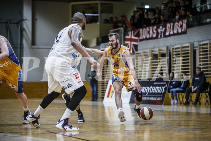 Basketball, Basketball Zweite Liga, Grunddurchgang 20.Runde, Mattersburg Rocks, BBU Salzburg, Luka Milovac (55)
