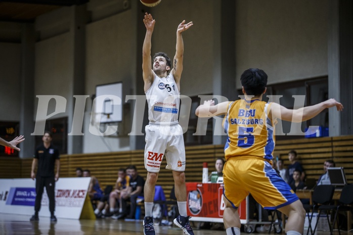 Basketball, Basketball Zweite Liga, Grunddurchgang 20.Runde, Mattersburg Rocks, BBU Salzburg, Jan NICOLI (6)