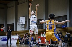 Basketball, Basketball Zweite Liga, Grunddurchgang 20.Runde, Mattersburg Rocks, BBU Salzburg, Jan NICOLI (6)