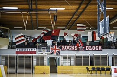 Basketball, Basketball Zweite Liga, Grunddurchgang 20.Runde, Mattersburg Rocks, BBU Salzburg, Rocks Block