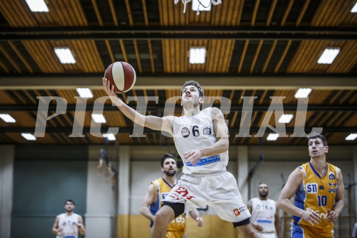 Basketball, Basketball Zweite Liga, Grunddurchgang 20.Runde, Mattersburg Rocks, BBU Salzburg, Jan NICOLI (6)