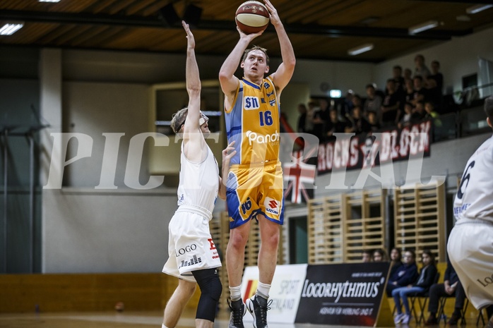 Basketball, Basketball Zweite Liga, Grunddurchgang 20.Runde, Mattersburg Rocks, BBU Salzburg, Christian Joch (16)