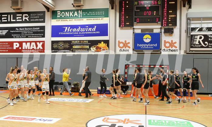 Basketball Damen Superliga 2021/22, Grunddurchgang 12.Runde BK Duchess Klosterneuburg vs. Basket Flames


