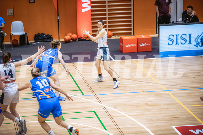 Basketball, Win2Day Basketball Damen Superliga 2022/23, Grunddurchgang 3.Runde, Vienna Timberwolves, DBB LZ OÖ, Iva Ilic (10)