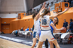 Basketball, Win2Day Basketball Damen Superliga 2022/23, Grunddurchgang 3.Runde, Vienna Timberwolves, DBB LZ OÖ, Selma Cehic (13)