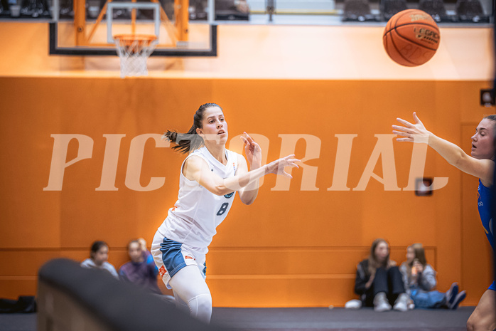 Basketball, Win2Day Basketball Damen Superliga 2022/23, Grunddurchgang 3.Runde, Vienna Timberwolves, DBB LZ OÖ, Aleksandra Novakovic (8)
