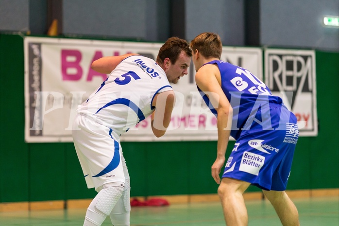 Basketball, ABL 2016/17, CUP 2.Runde, Blue Devils Wr. Neustadt, Oberwart Gunners, Sebastian Kunc (5), Georg Wolf (10)