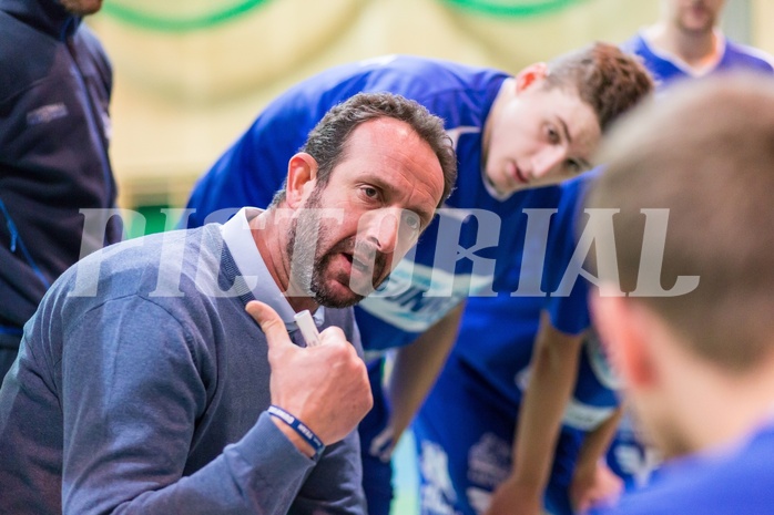 Basketball, ABL 2016/17, CUP 2.Runde, Blue Devils Wr. Neustadt, Oberwart Gunners, Chris Chougaz (Coach)