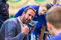 Basketball, ABL 2016/17, CUP 2.Runde, Blue Devils Wr. Neustadt, Oberwart Gunners, Chris Chougaz (Coach)