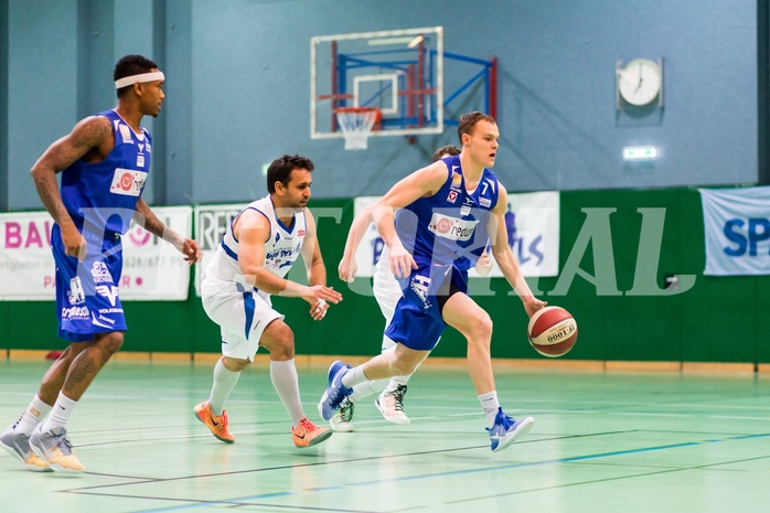 Basketball, ABL 2016/17, CUP 2.Runde, Blue Devils Wr. Neustadt, Oberwart Gunners, Sebastian Kaeferle (7)