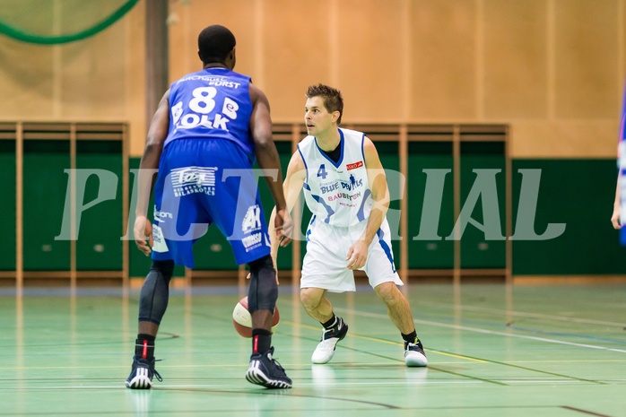 Basketball, ABL 2016/17, CUP 2.Runde, Blue Devils Wr. Neustadt, Oberwart Gunners, Attila Völgyes (4), Christopher McNealy (8)