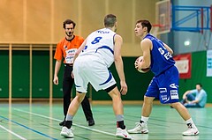 Basketball, ABL 2016/17, CUP 2.Runde, Blue Devils Wr. Neustadt, Oberwart Gunners, Jakob Szkutta (4), Christian Kornfeld (8)