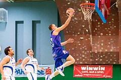 Basketball, ABL 2016/17, CUP 2.Runde, Blue Devils Wr. Neustadt, Oberwart Gunners, Sebastian Kaeferle (7)